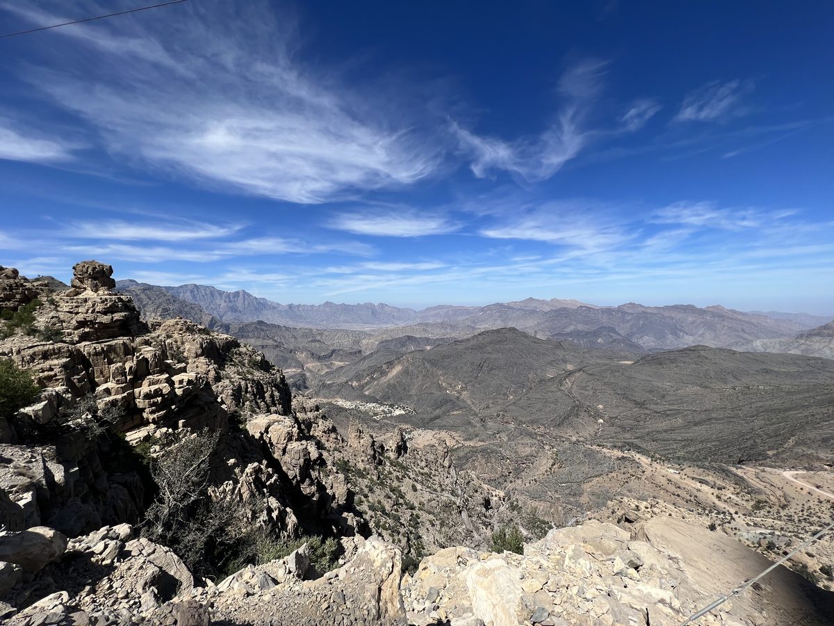 Summit view from Jebel Shams