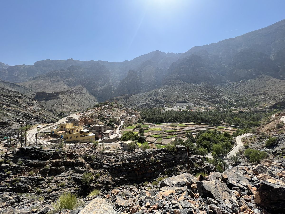 Terraced mountain village, Western Hajar
