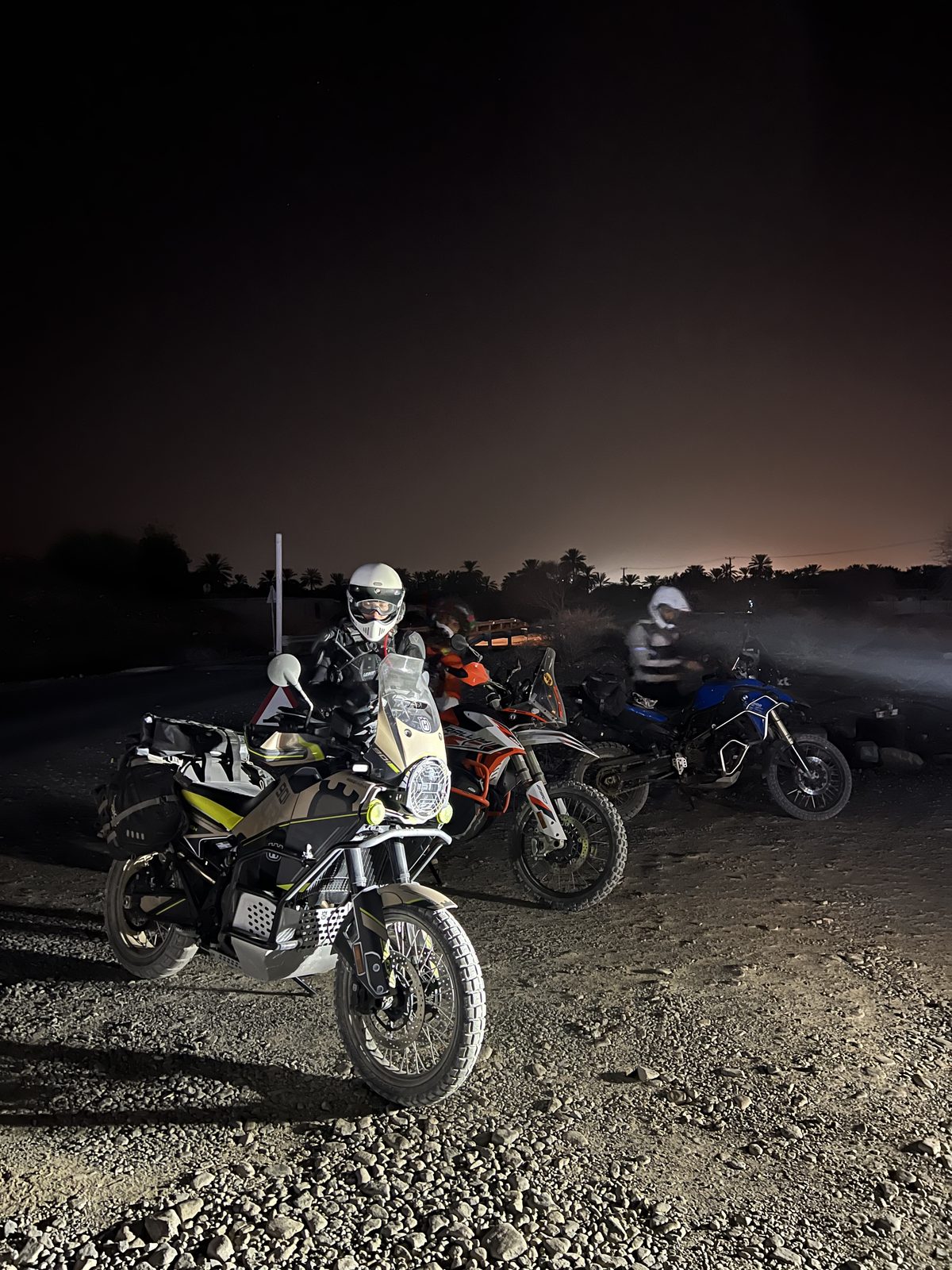 Night riding gathering